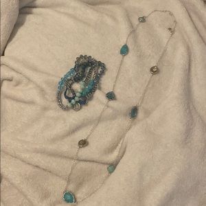 Chloe + Isabel necklace and bracelet